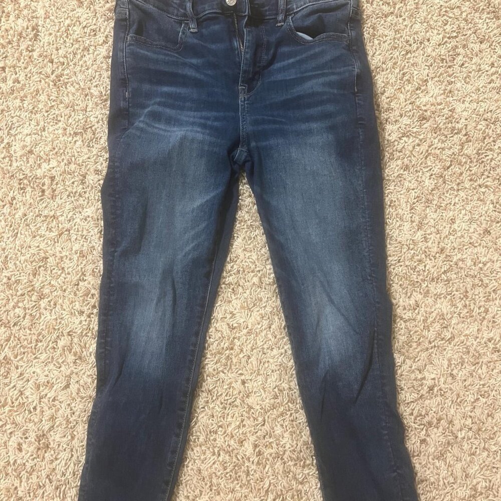 Women's Blue and Navy Jeans